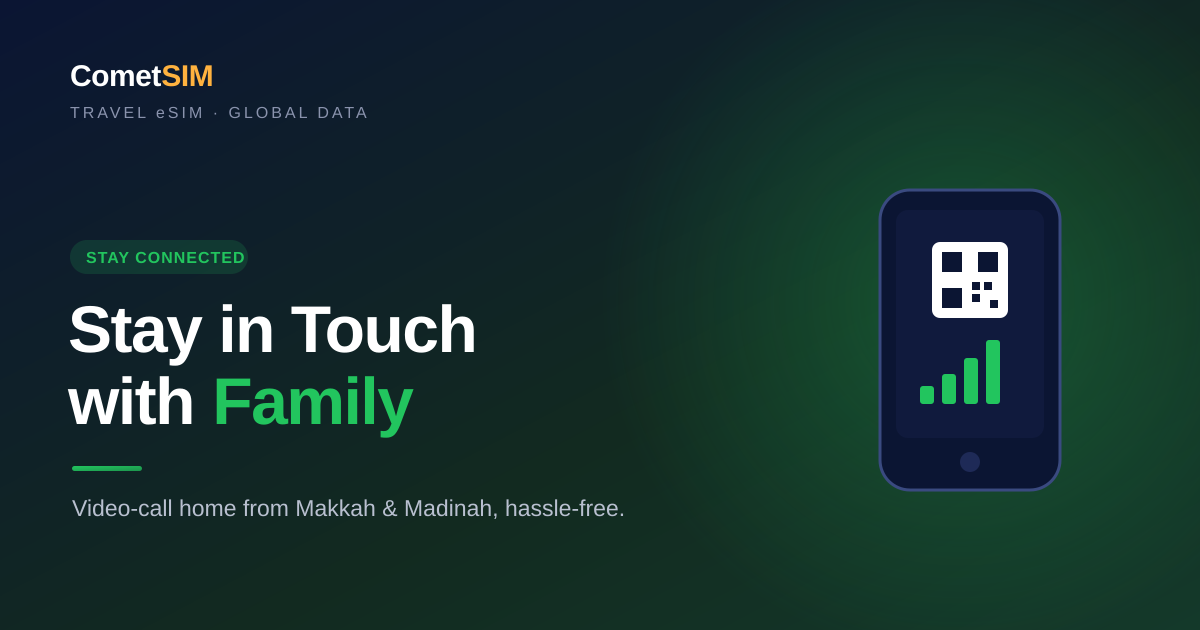 How to Stay in Touch with Family During Umrah & Hajj