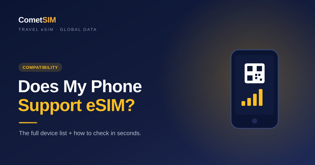 Does My Phone Support eSIM? The Full Device List (2026)