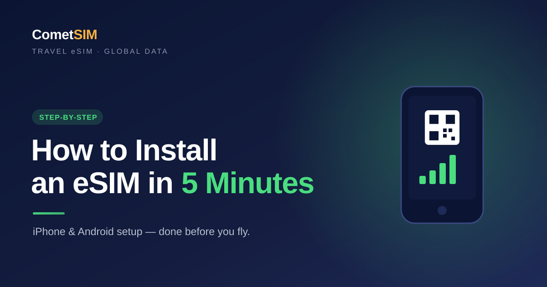 How to Install an eSIM on iPhone & Android (Step-by-Step)