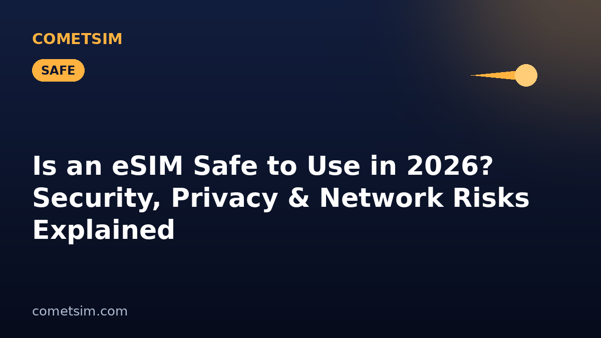 Is an eSIM Safe to Use in 2026? Security, Privacy & Network Risks Explained