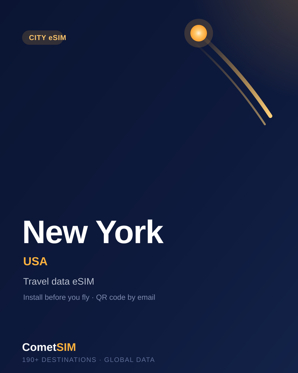 New York travel data eSIM