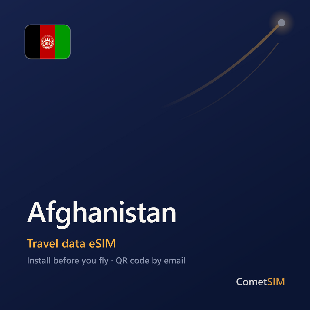 Afghanistan eSIM — Travel Data Plan