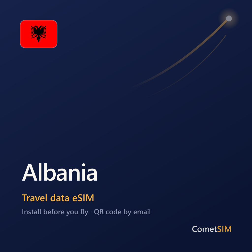 Albania eSIM — Travel Data Plan