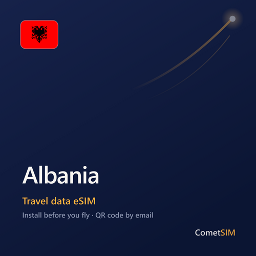 Albania eSIM — Travel Data Plan