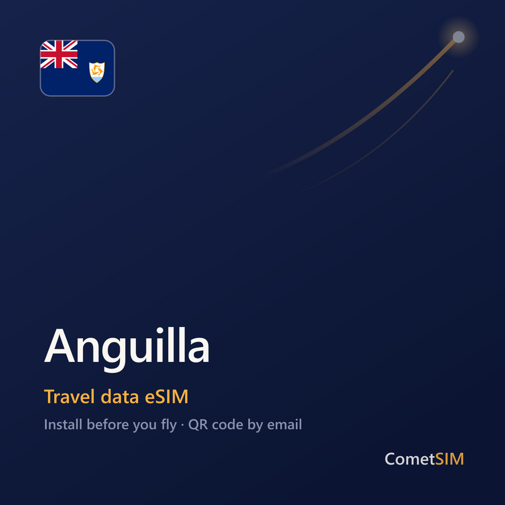 Anguilla eSIM — Travel Data Plan
