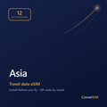 Asia travel data eSIM by CometSIM