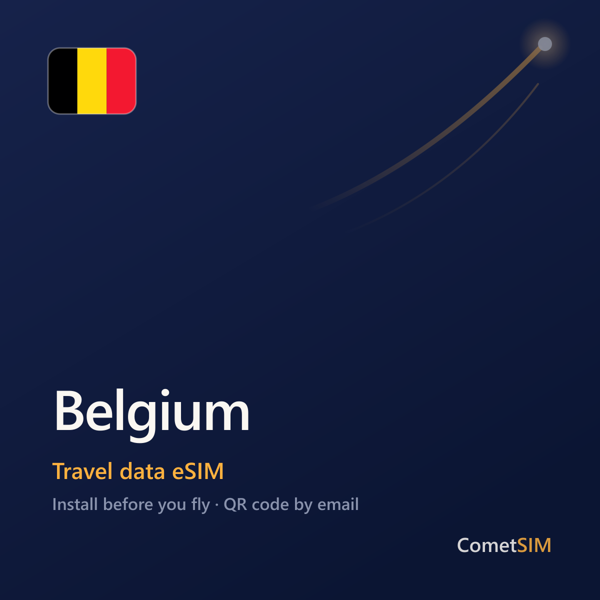 Belgium eSIM — Travel Data Plan