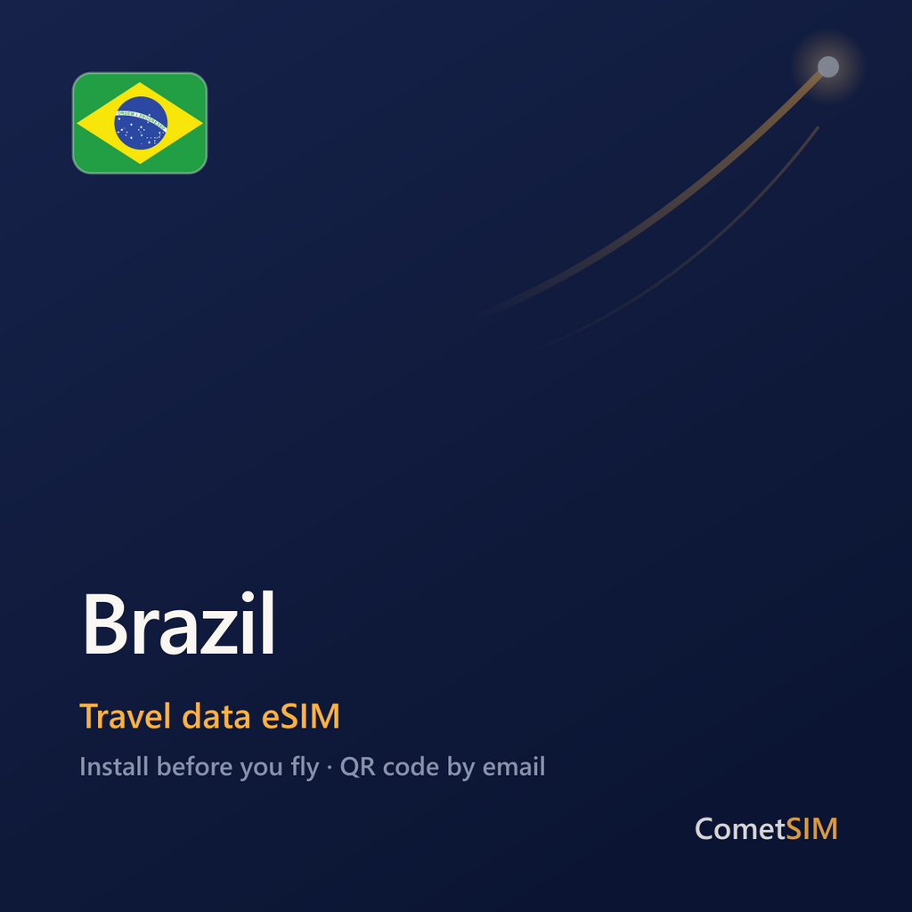Brazil eSIM — Travel Data Plan