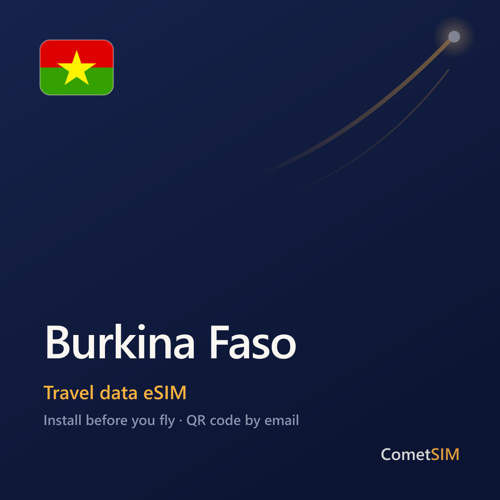 Burkina Faso eSIM — Travel Data Plan