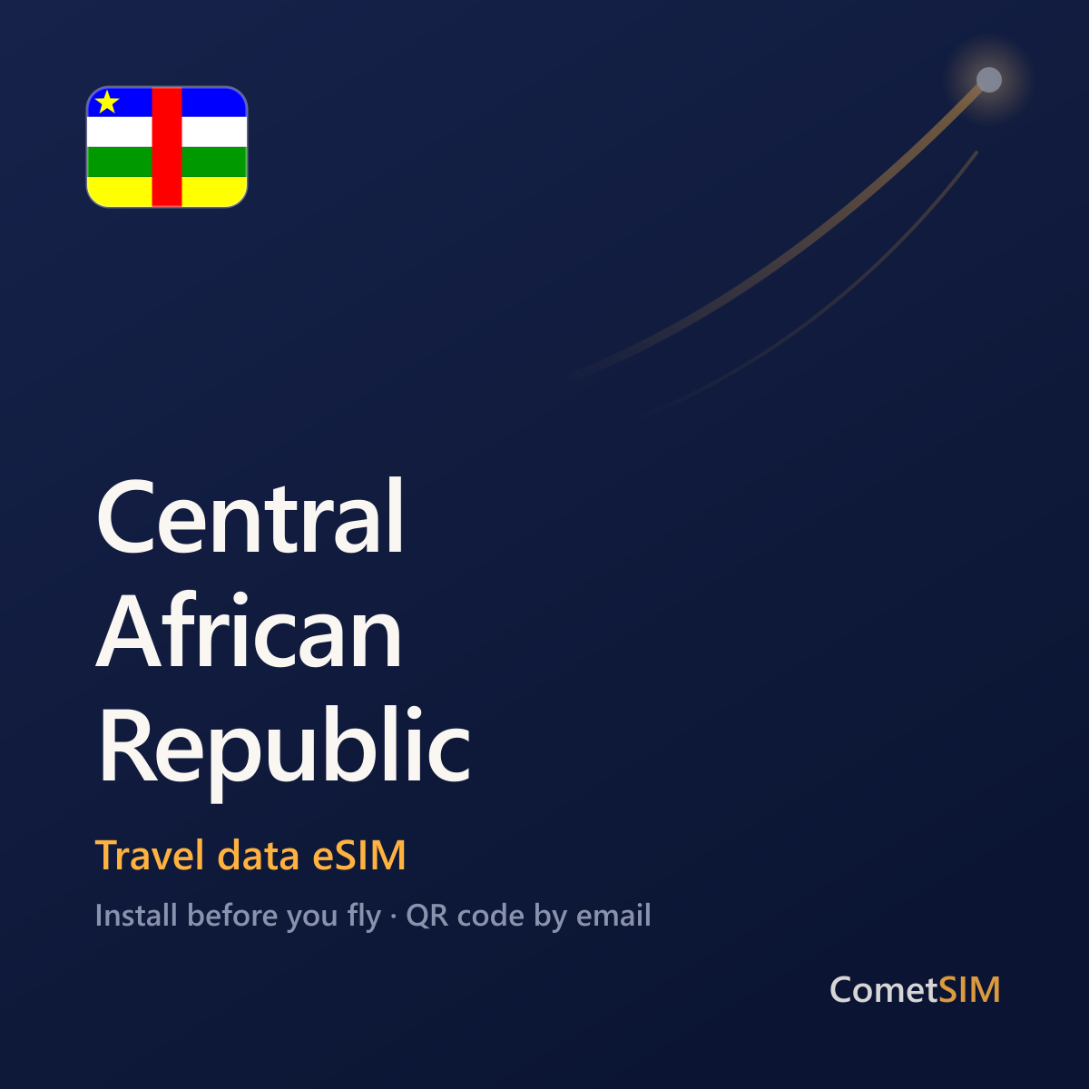 Central African Republic eSIM — Travel Data Plan