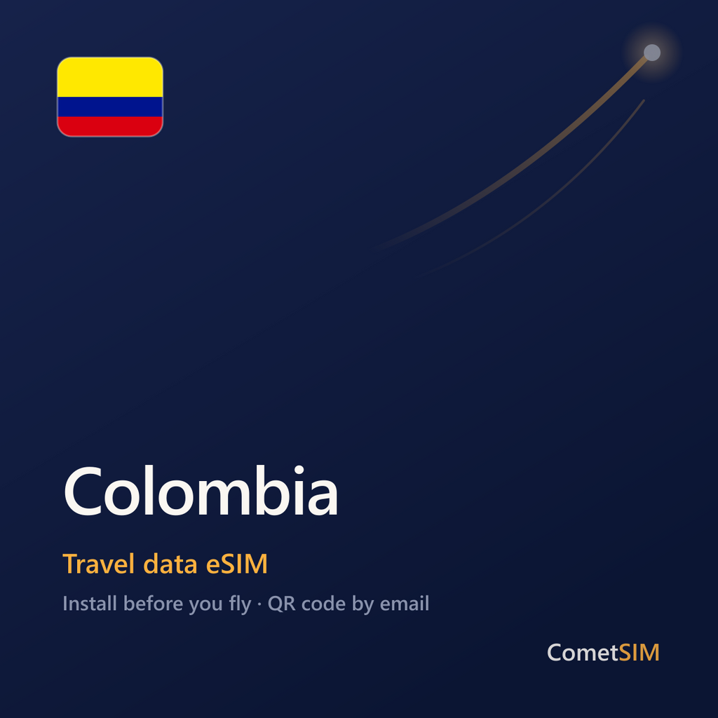 Colombia eSIM — Travel Data Plan