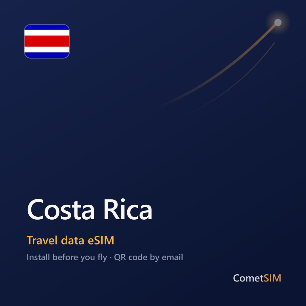 Costa Rica eSIM — Travel Data Plan