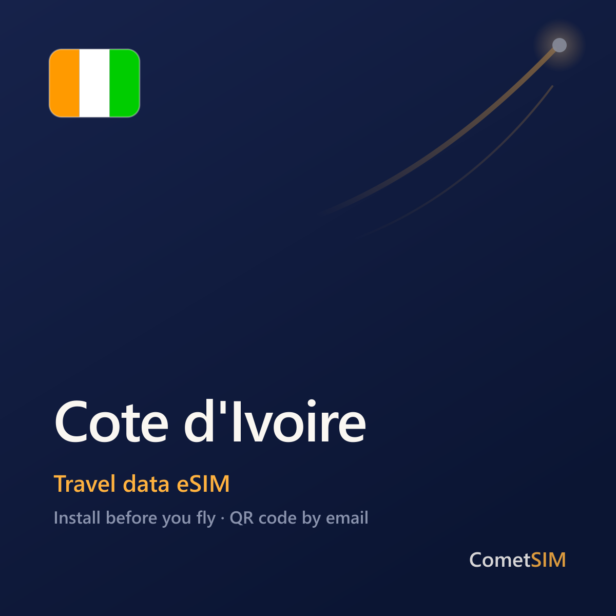 Cote d'Ivoire eSIM — Travel Data Plan