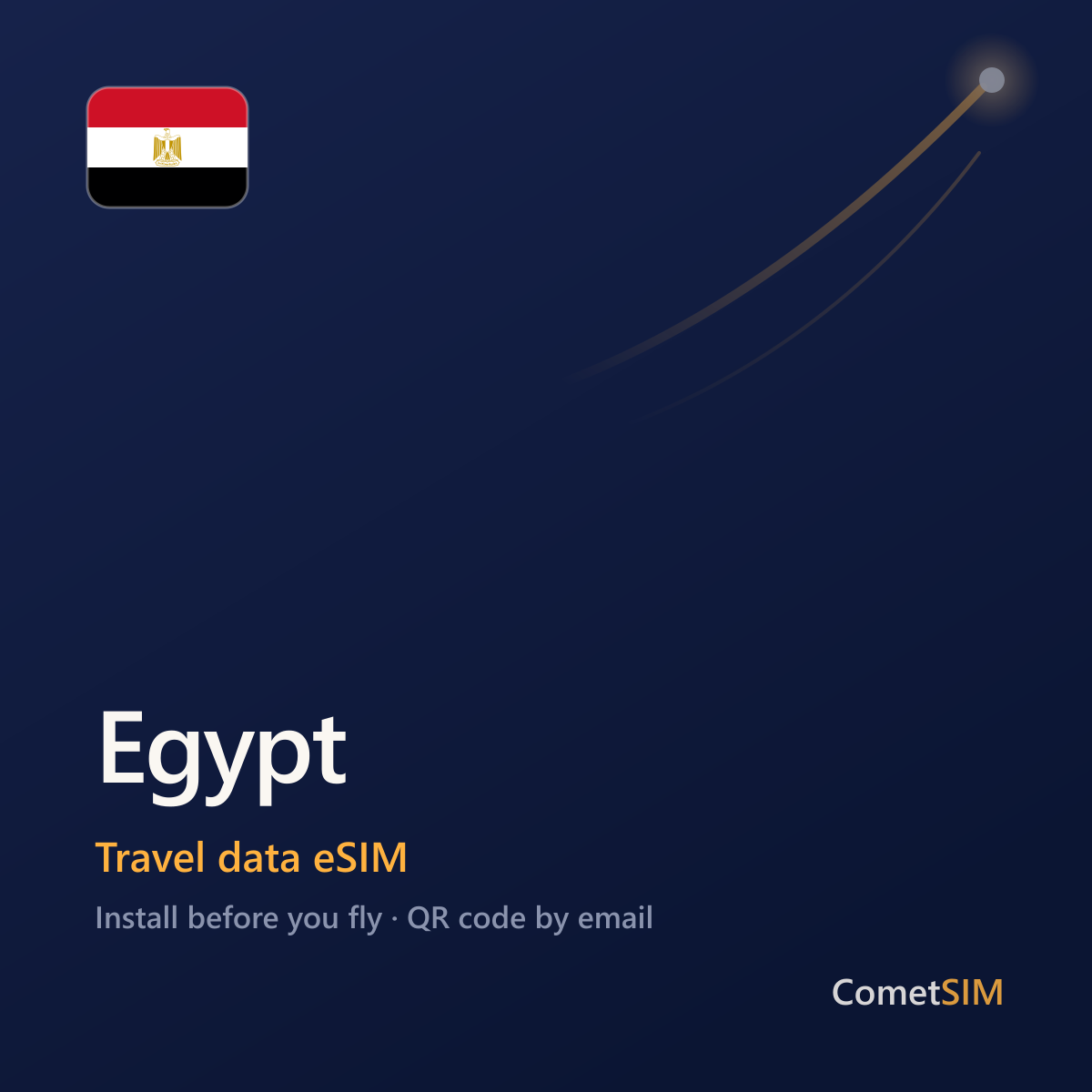 Egypt travel data eSIM by CometSIM