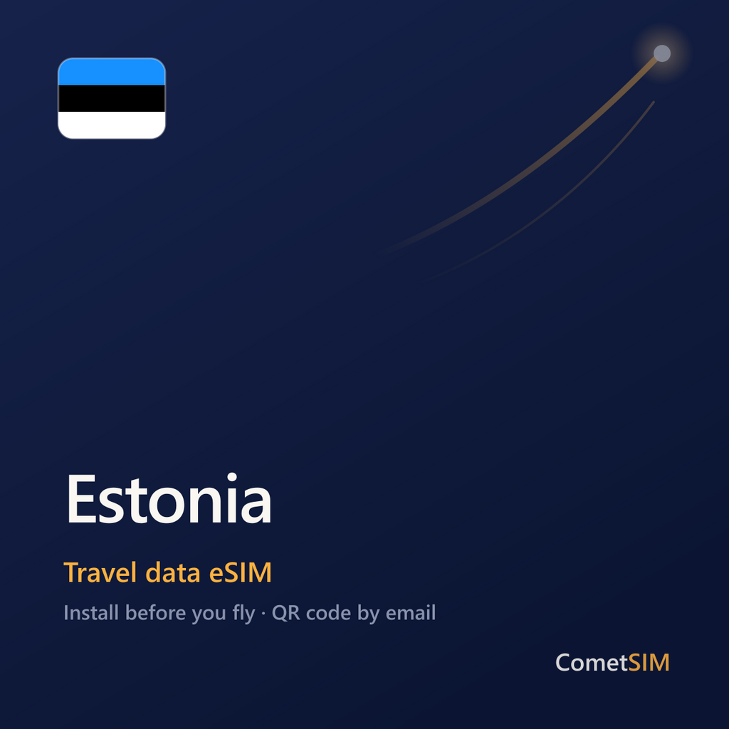Estonia eSIM — Travel Data Plan