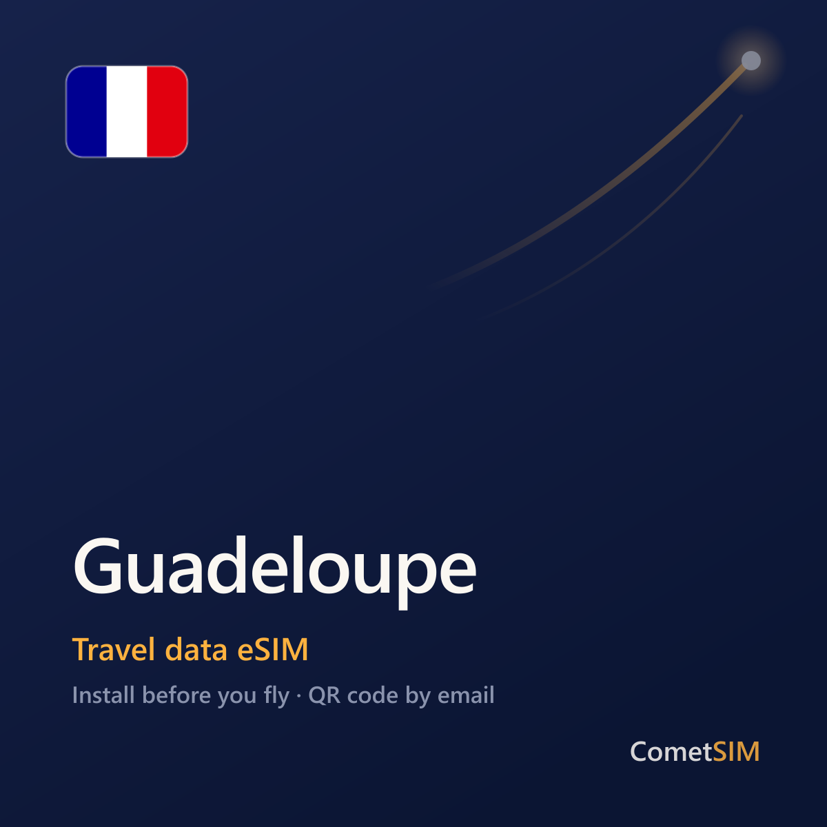 Guadeloupe eSIM — Travel Data Plan