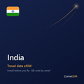India travel data eSIM by CometSIM