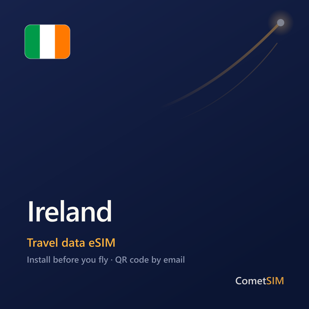 Ireland eSIM — Travel Data Plan