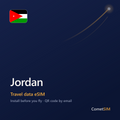 Jordan travel data eSIM by CometSIM