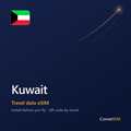 Kuwait travel data eSIM by CometSIM