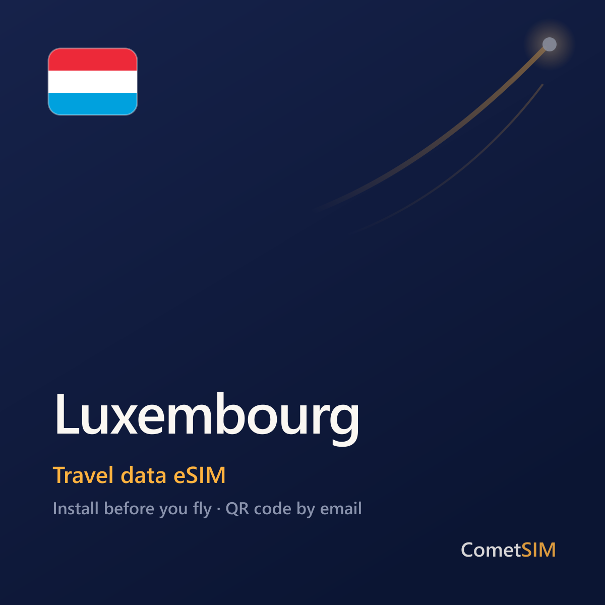 Luxembourg eSIM — Travel Data Plan