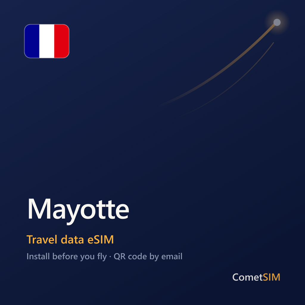 Mayotte eSIM — Travel Data Plan