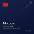 Morocco travel data eSIM by CometSIM
