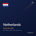 Netherlands travel data eSIM by CometSIM