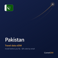 Pakistan travel data eSIM by CometSIM