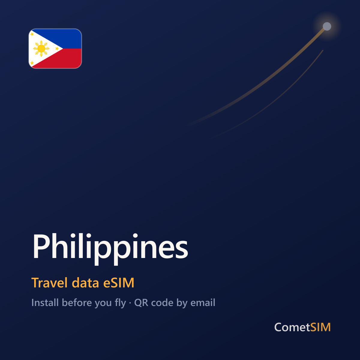 Philippines travel data eSIM by CometSIM