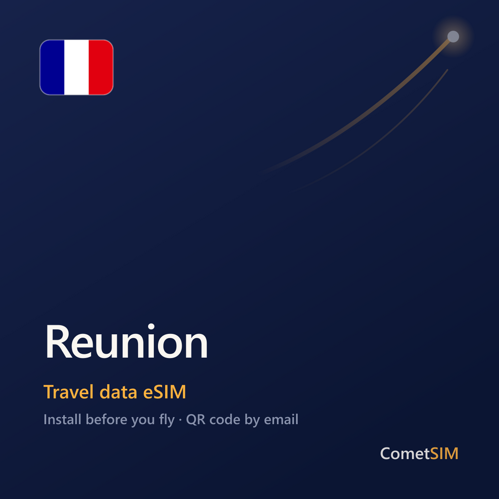 Reunion eSIM — Travel Data Plan