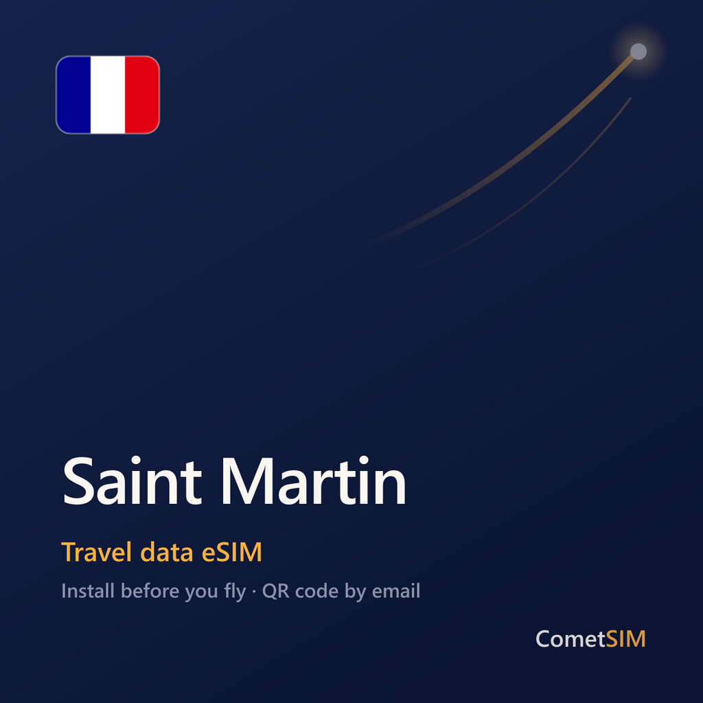 Saint Martin eSIM — Travel Data Plan