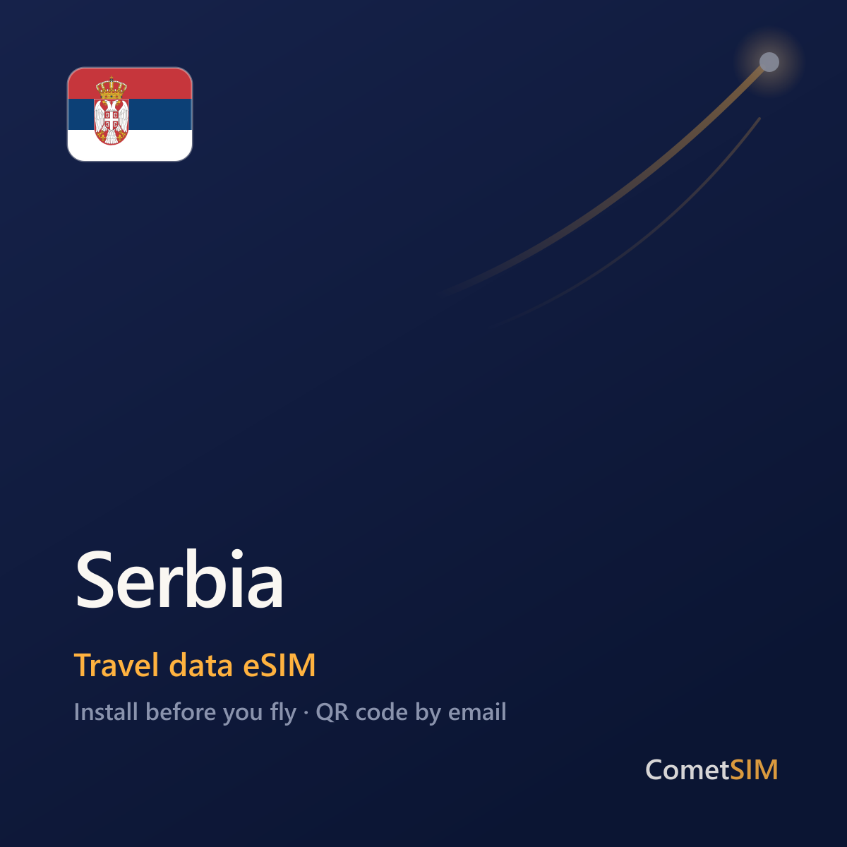 Serbia eSIM — Travel Data Plan