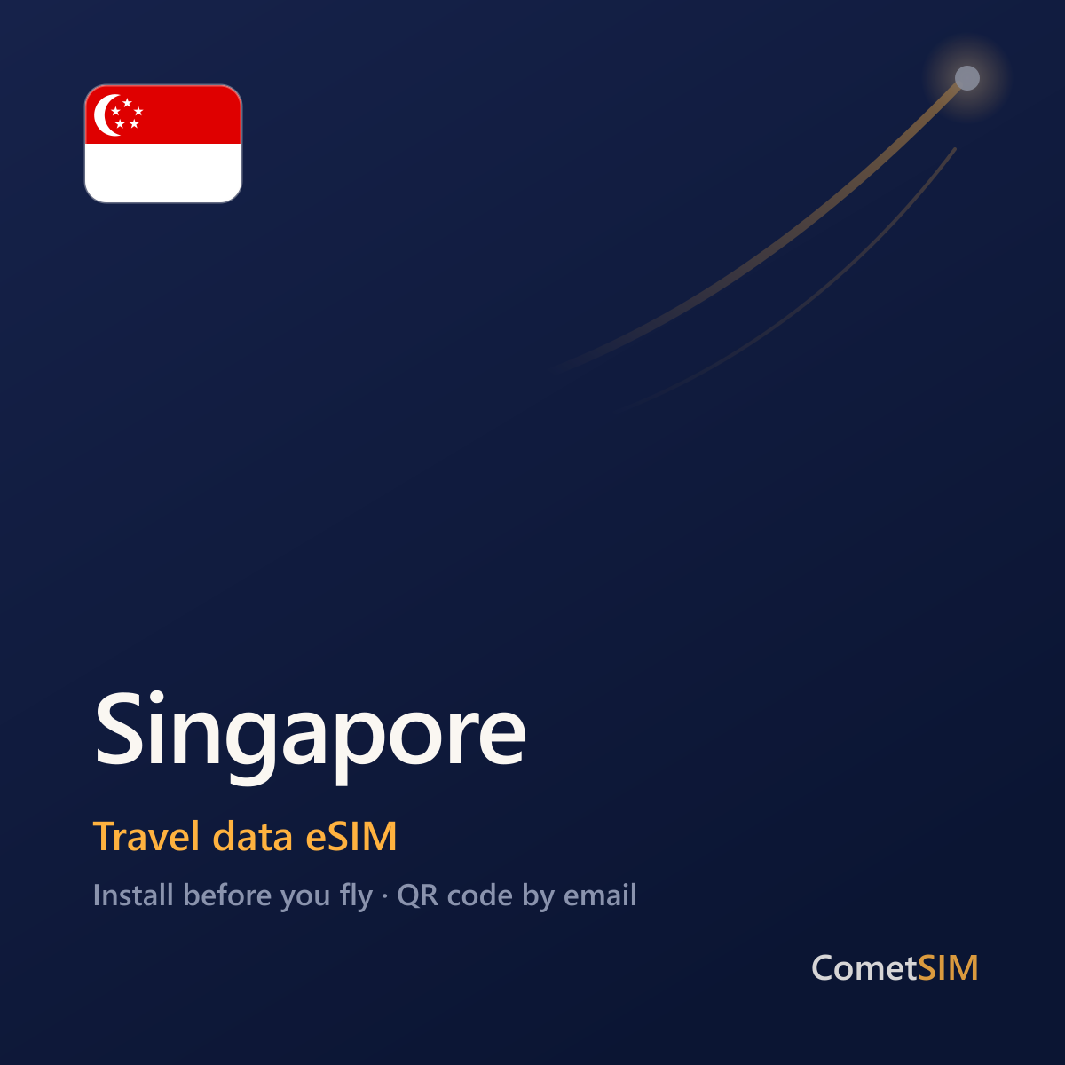 Singapore travel data eSIM by CometSIM