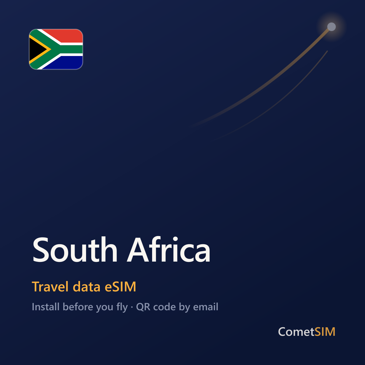 South Africa travel data eSIM by CometSIM