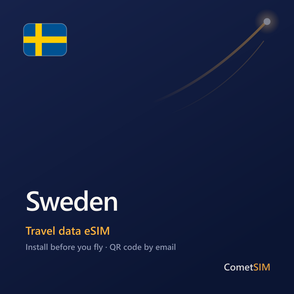 Sweden eSIM — Travel Data Plan