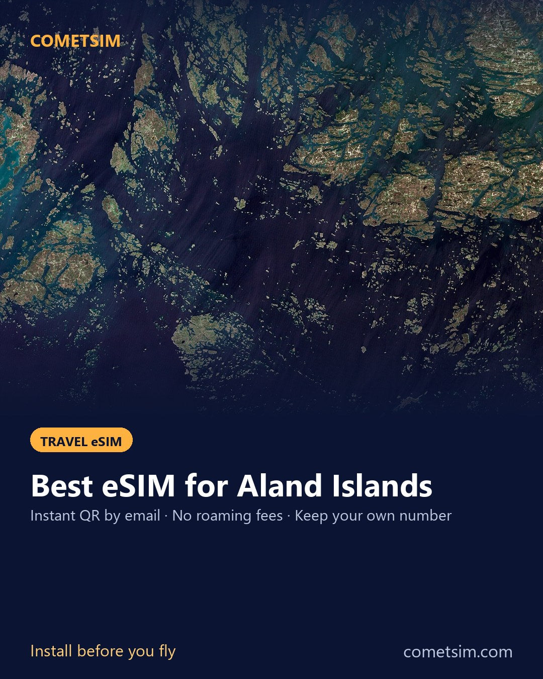 Aland Islands travel eSIM – instant QR, no roaming fees
