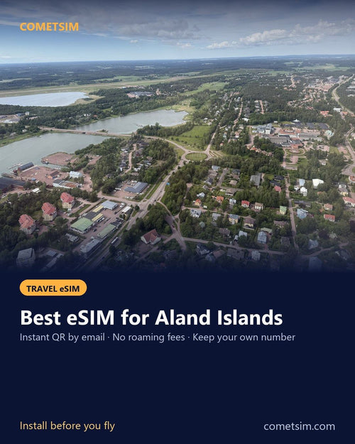 Aland Islands travel eSIM – instant QR, no roaming fees