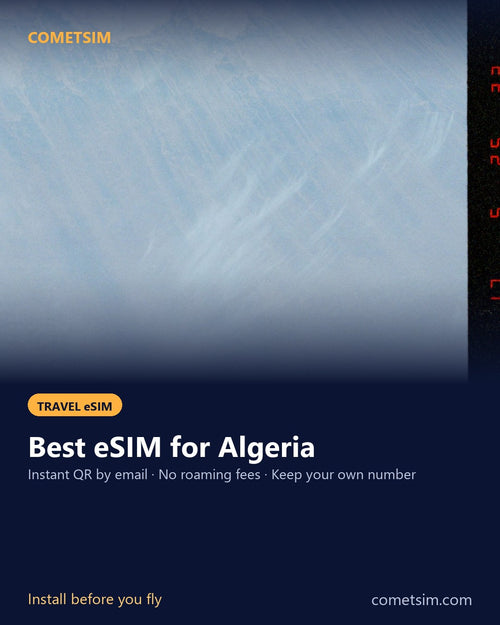 Algeria travel eSIM – instant QR, no roaming fees