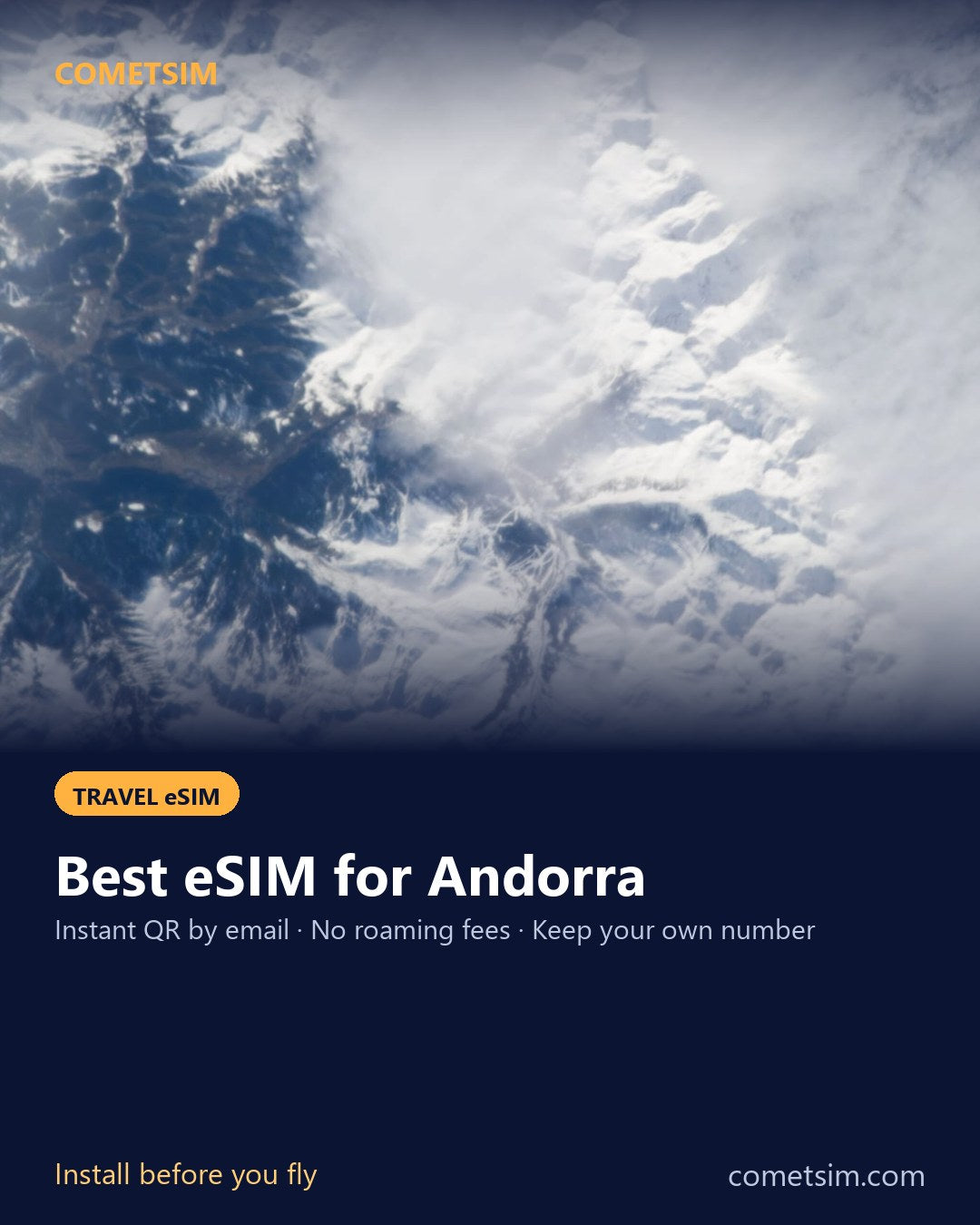Andorra travel eSIM – instant QR, no roaming fees