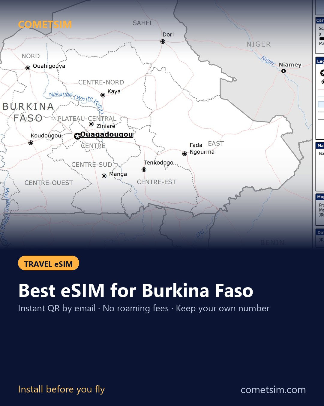 Burkina Faso travel eSIM – instant QR, no roaming fees