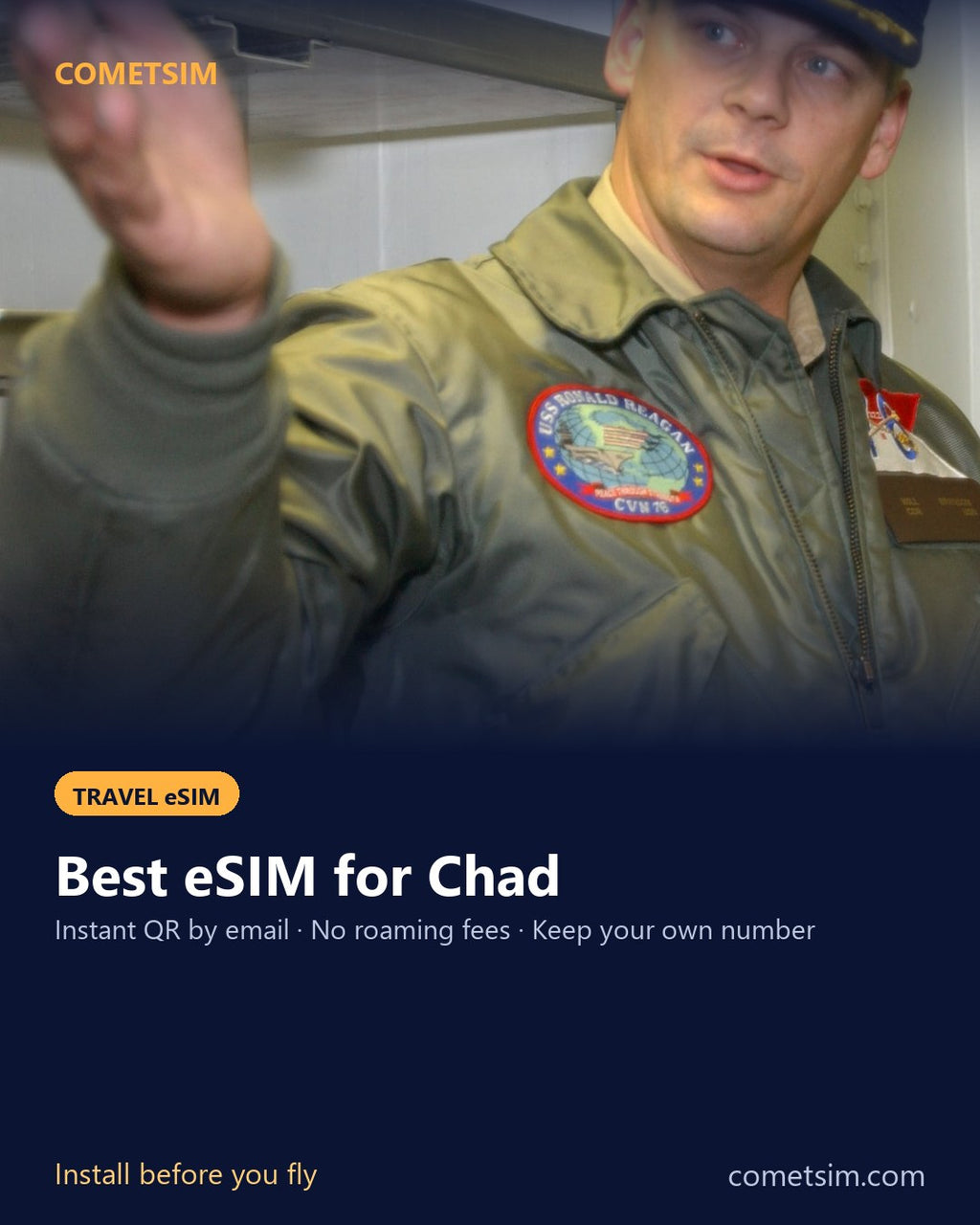 Chad travel eSIM – instant QR, no roaming fees