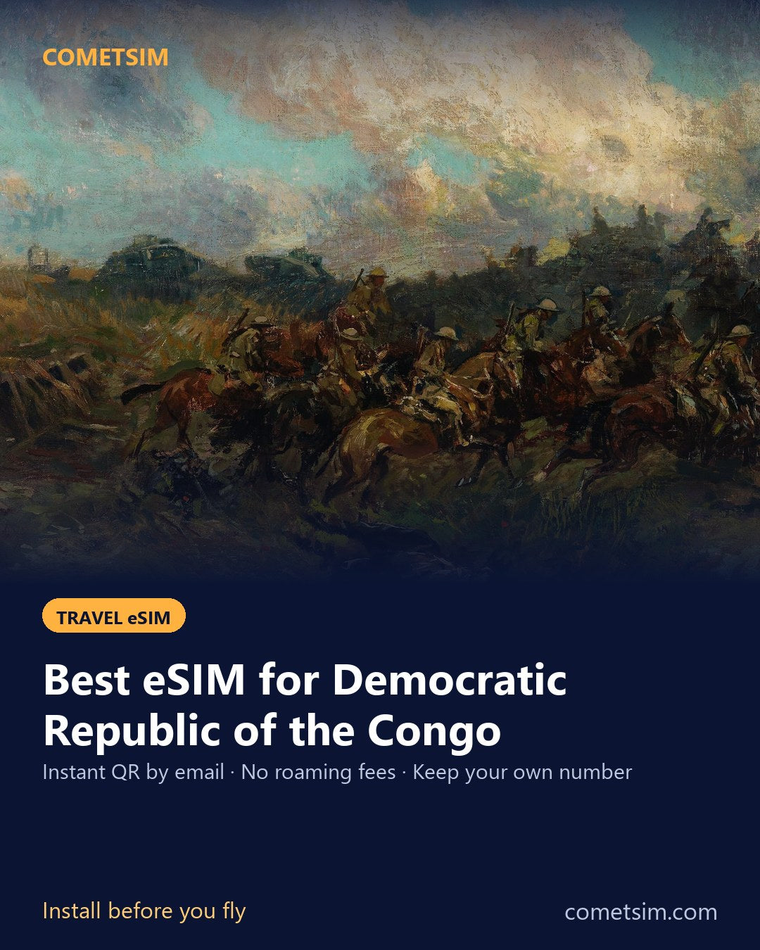Democratic Republic of the Congo travel eSIM – instant QR, no roaming fees