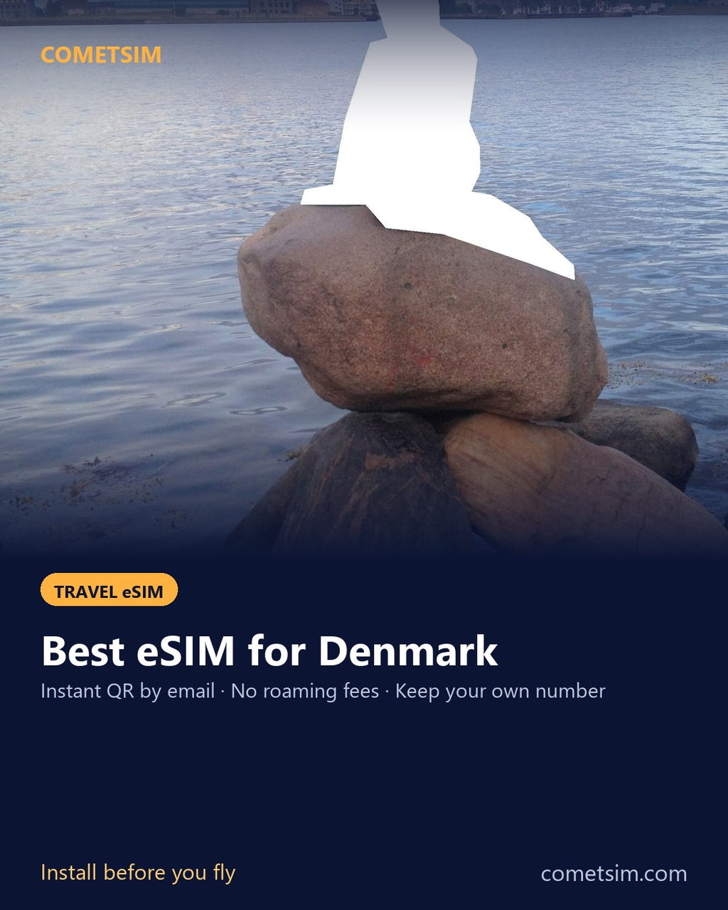 Denmark travel eSIM – instant QR, no roaming fees