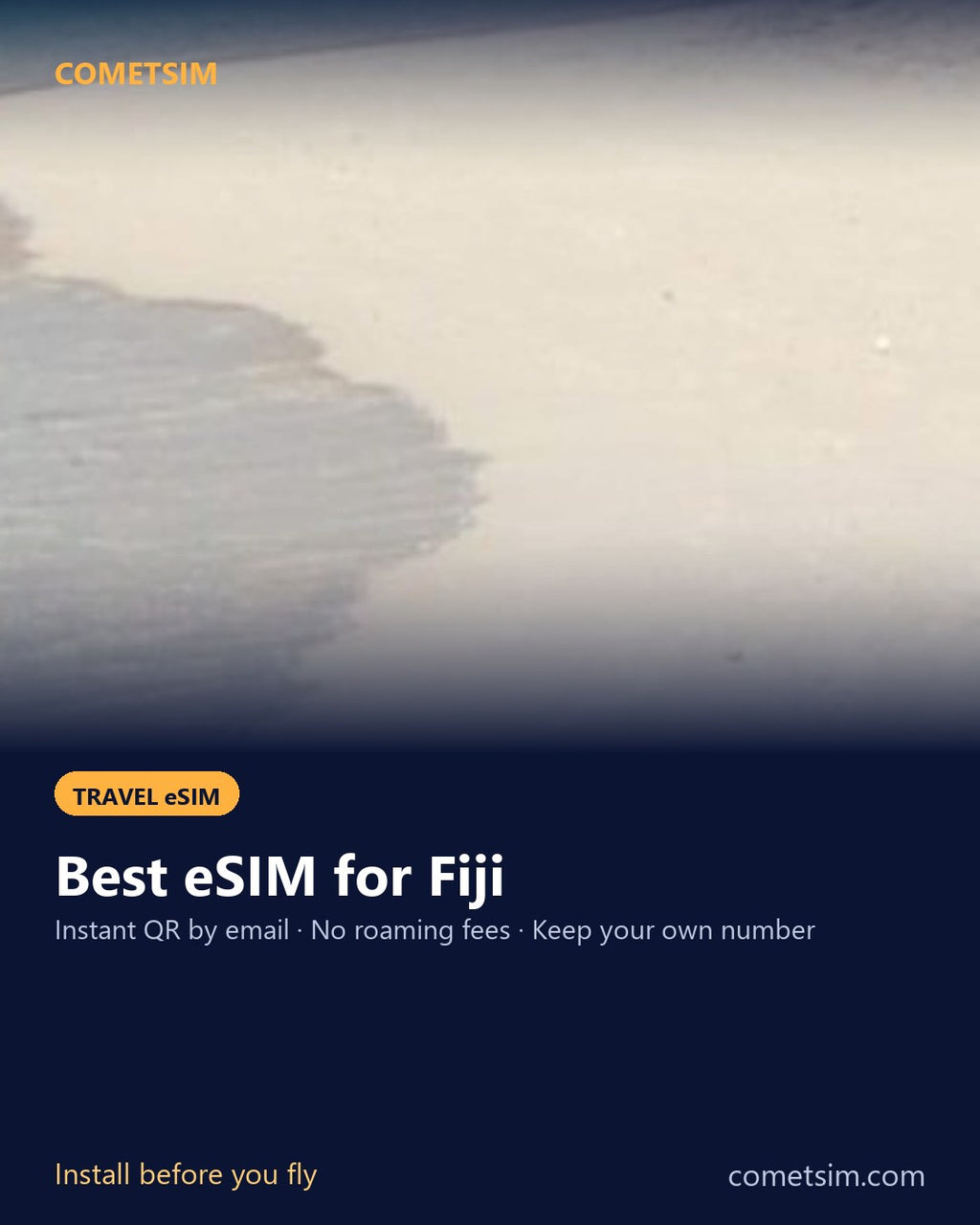 Fiji travel eSIM – instant QR, no roaming fees