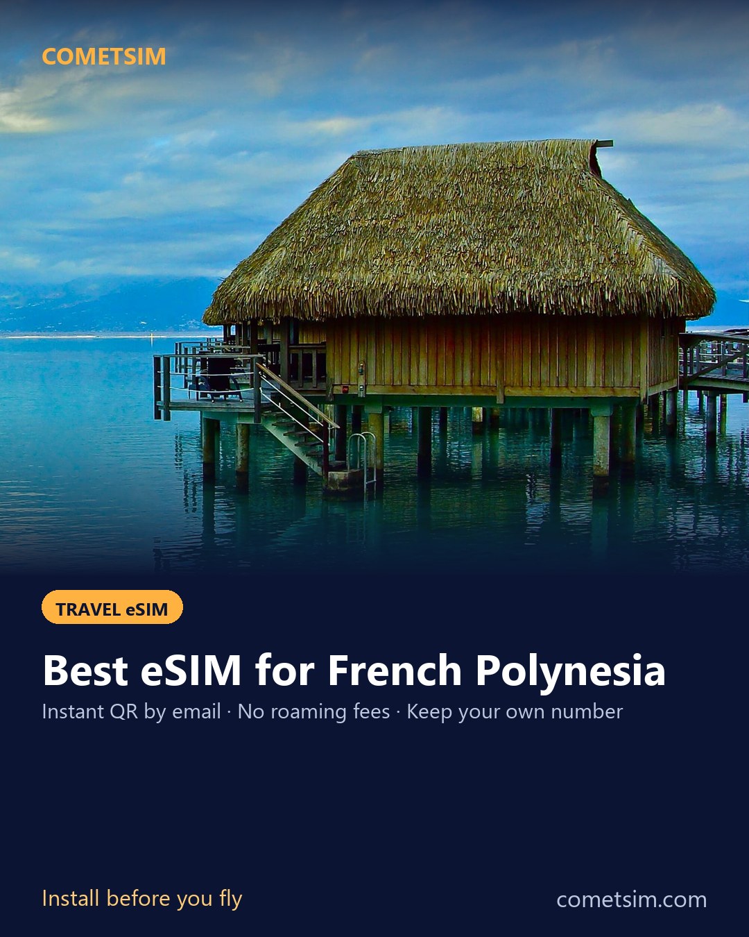 French Polynesia travel eSIM – instant QR, no roaming fees