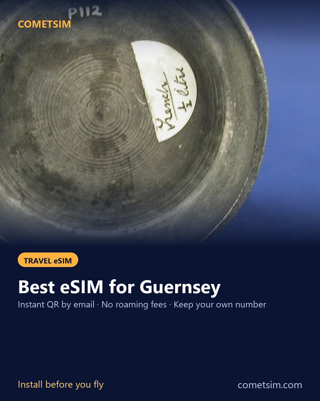 Guernsey travel eSIM – instant QR, no roaming fees