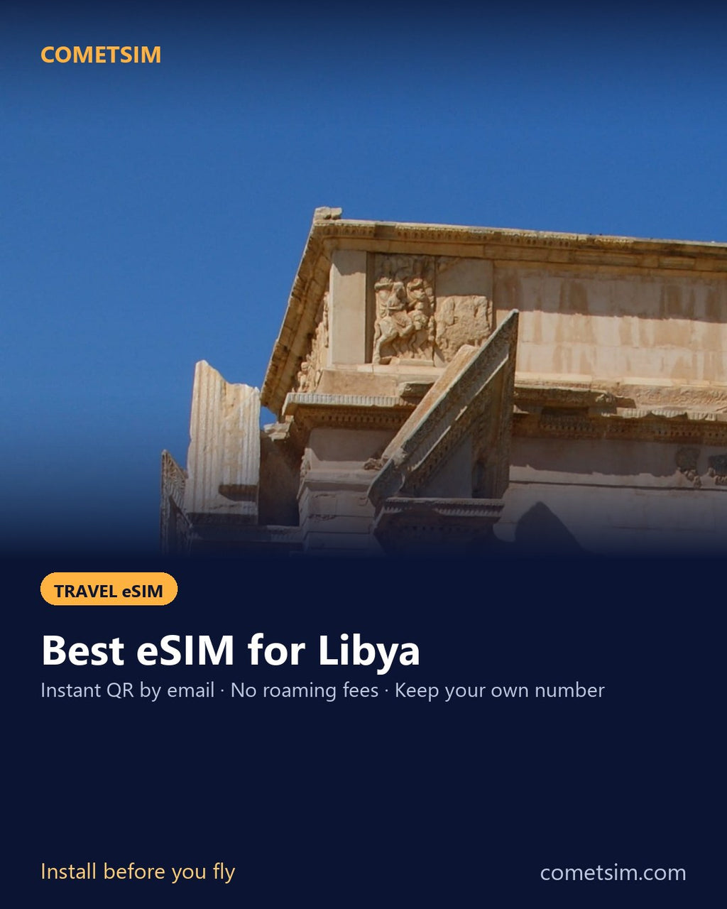 Libya travel eSIM – instant QR, no roaming fees