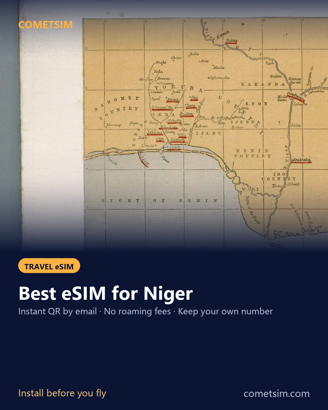 Niger travel eSIM – instant QR, no roaming fees