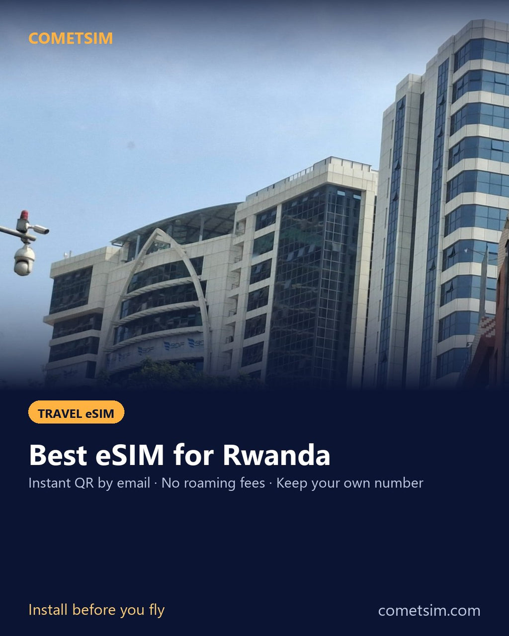 Rwanda travel eSIM – instant QR, no roaming fees